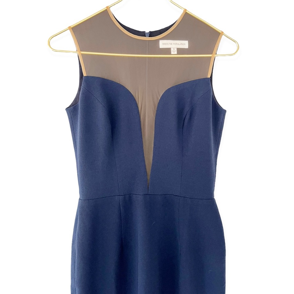 Dress the Population • Madeline Dress Sleeveless Bodycon Midi Dress - Picture 2 of 12
